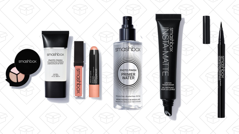 Photo Pop Kit, $29 | Photo Finish Primer Water, $26 | Insta-Matte Lipstick Transformer, $19 | Limitless Liquid Eyeliner, $18